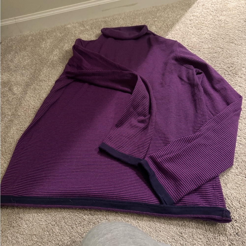 Title Nine Purple Turtleneck Sweater
